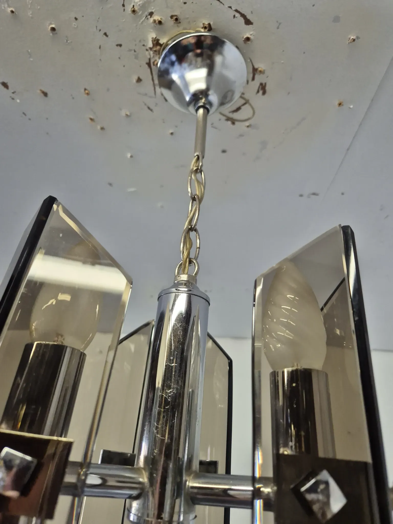 Lustre Veca pour Fontana Arte années 70