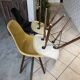 Lot 4 chaises dsw fibre noyer eames herman miller vintage