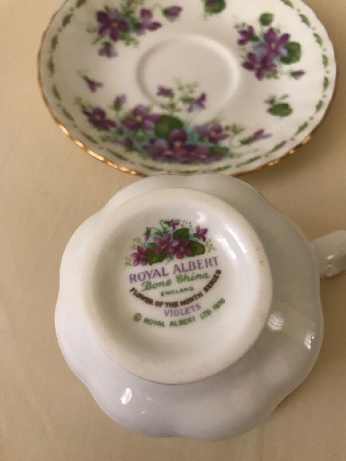 Royal Albert English porcelain mug