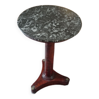 Marble empire pedestal table