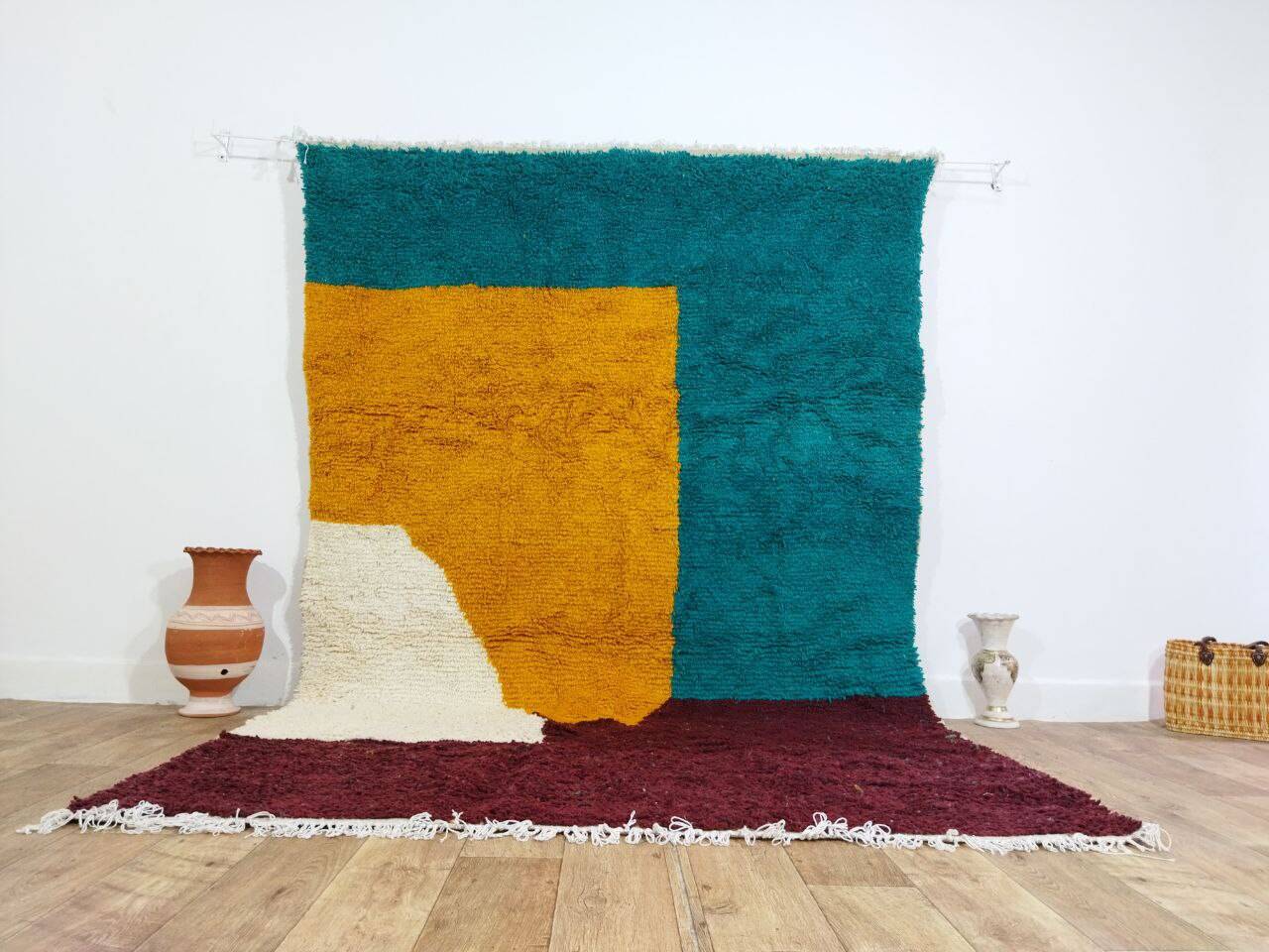 Handmade Moroccan Berber Rug 295 X 197 CM