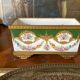 Vase flower garden center table bronze and porcelain of sevres
