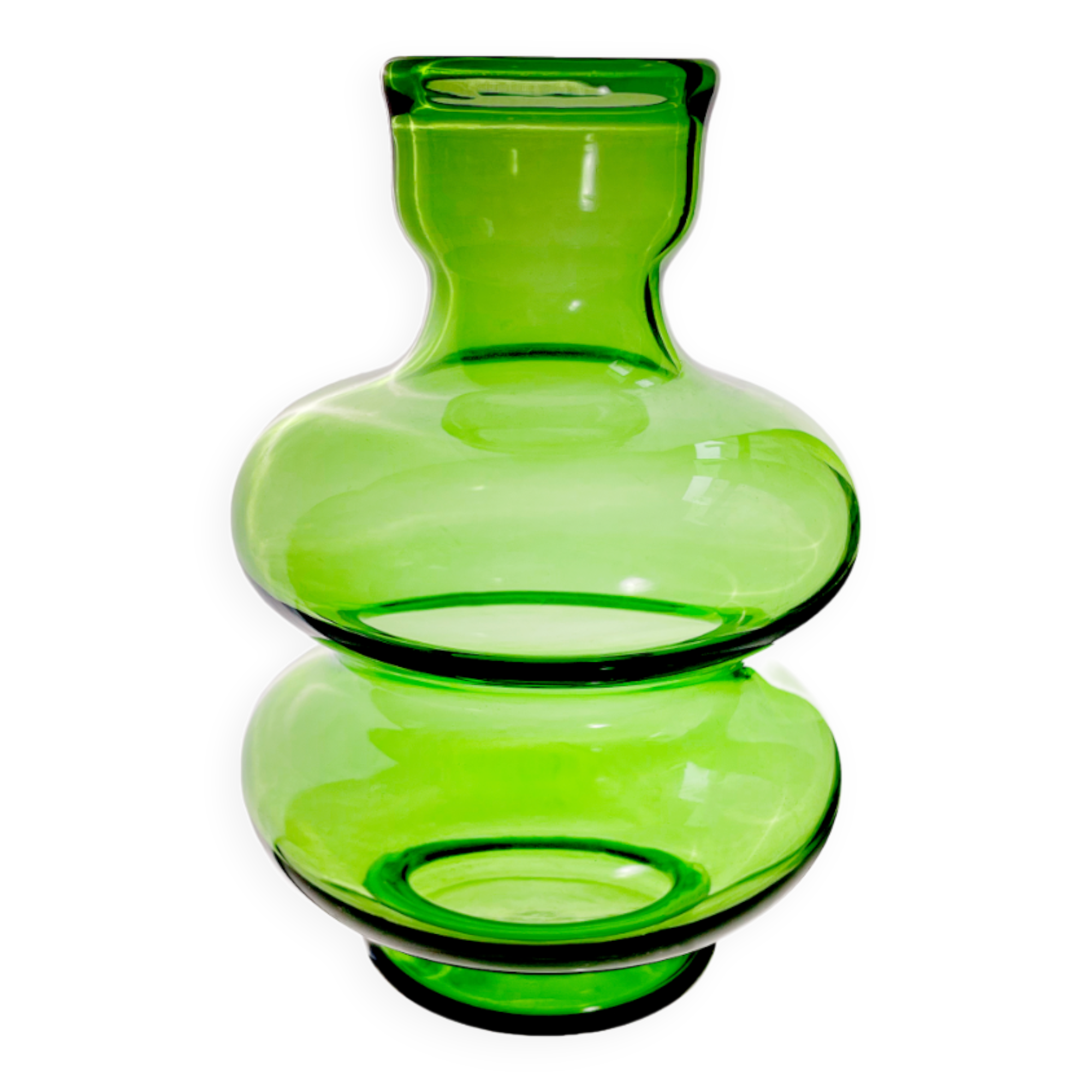 Green vase
