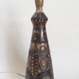 Stoneware signed Jean Claude Courjault lamp