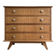 Vintage Scandinavian design commode from the 1950s.