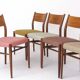 5 Lübke Chairs 1960s Germany Vintage