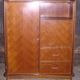 Armoire secrétaire, placage de chêne 1960