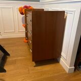 Vintage chest of drawers with splayed legs