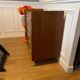 Commode vintage pieds compas
