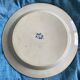 Large round English ironstone dish, 19th century
