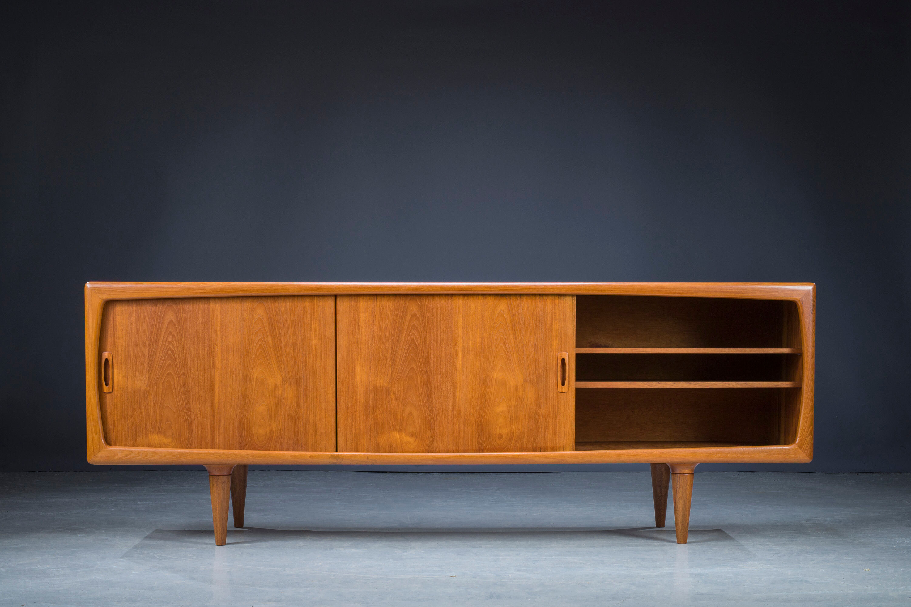 Mid-Century Danish Teak Sideboard from HP Hansen, 1950s