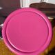 Wooden tripod stool - candy pink