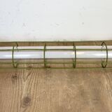 Grey Soviet Industrial Hanging Tube Light, 1970s
