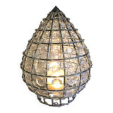 Chrome metal pendant lampshade pendant lamp