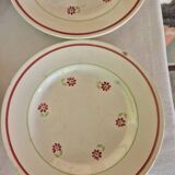 Assiettes à dessert Gien Christiane x 6