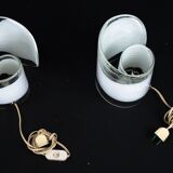 La Murrina, pair of Murano glass table lamps. Italy 1970s