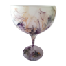 Vase ou coupe sur pied en verre opaque (K&K Styling)
