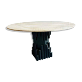 Beautiful Mid-Century travertine dining table