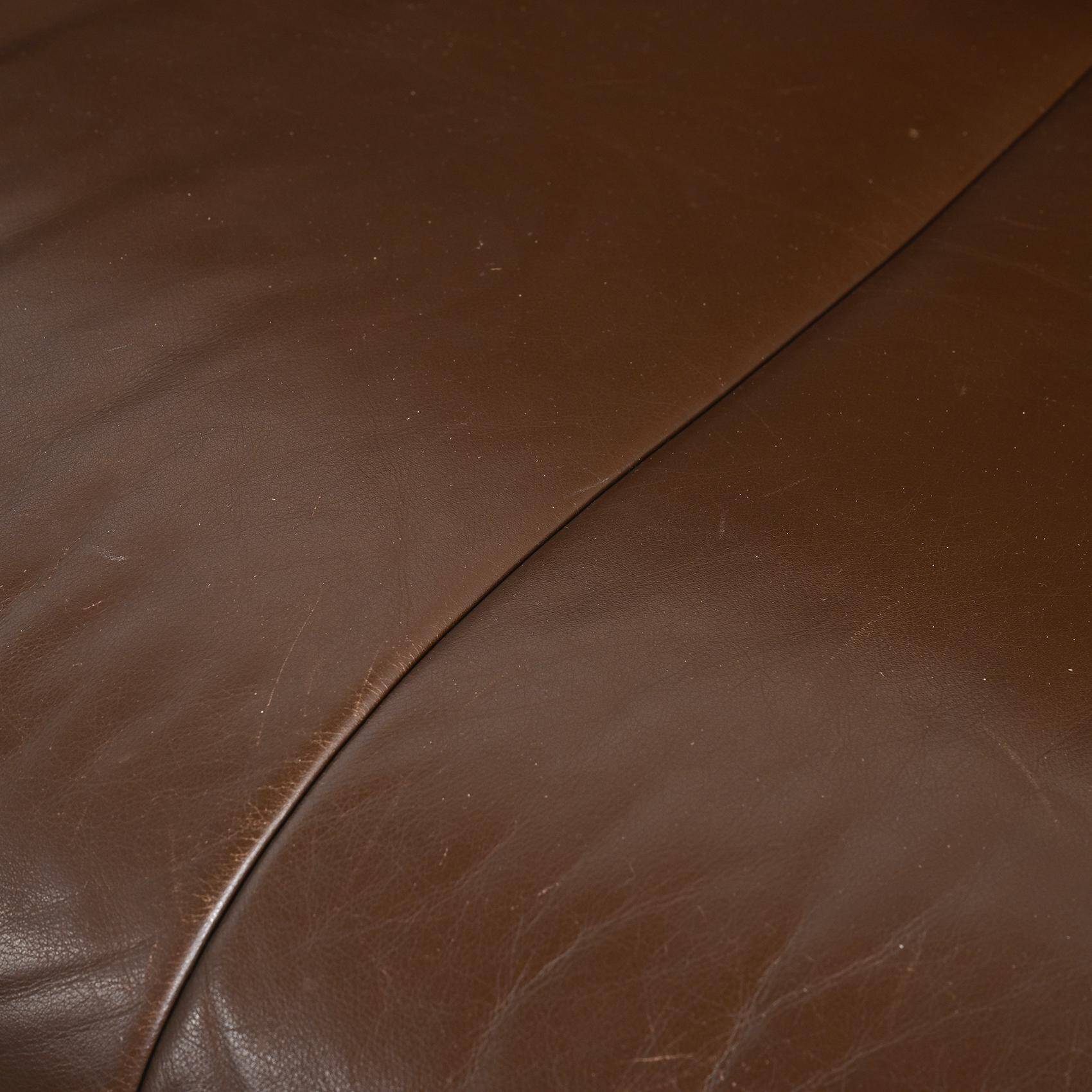 De Sede leather sofa, model DS 14, circa 1990