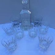 Cristal saint-louis service of 8 whisky and/or cocktail glasses manhattan