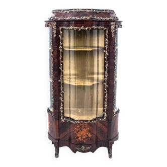 Aged display case, France, circa 1830. After renovation