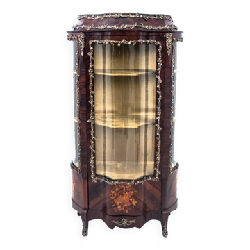 Aged display case, France, circa 1830. After renovation