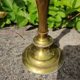 Pair of gilded bronze candlesticks