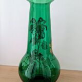 Art Nouveau vase in hand-painted blown glass – Legras style