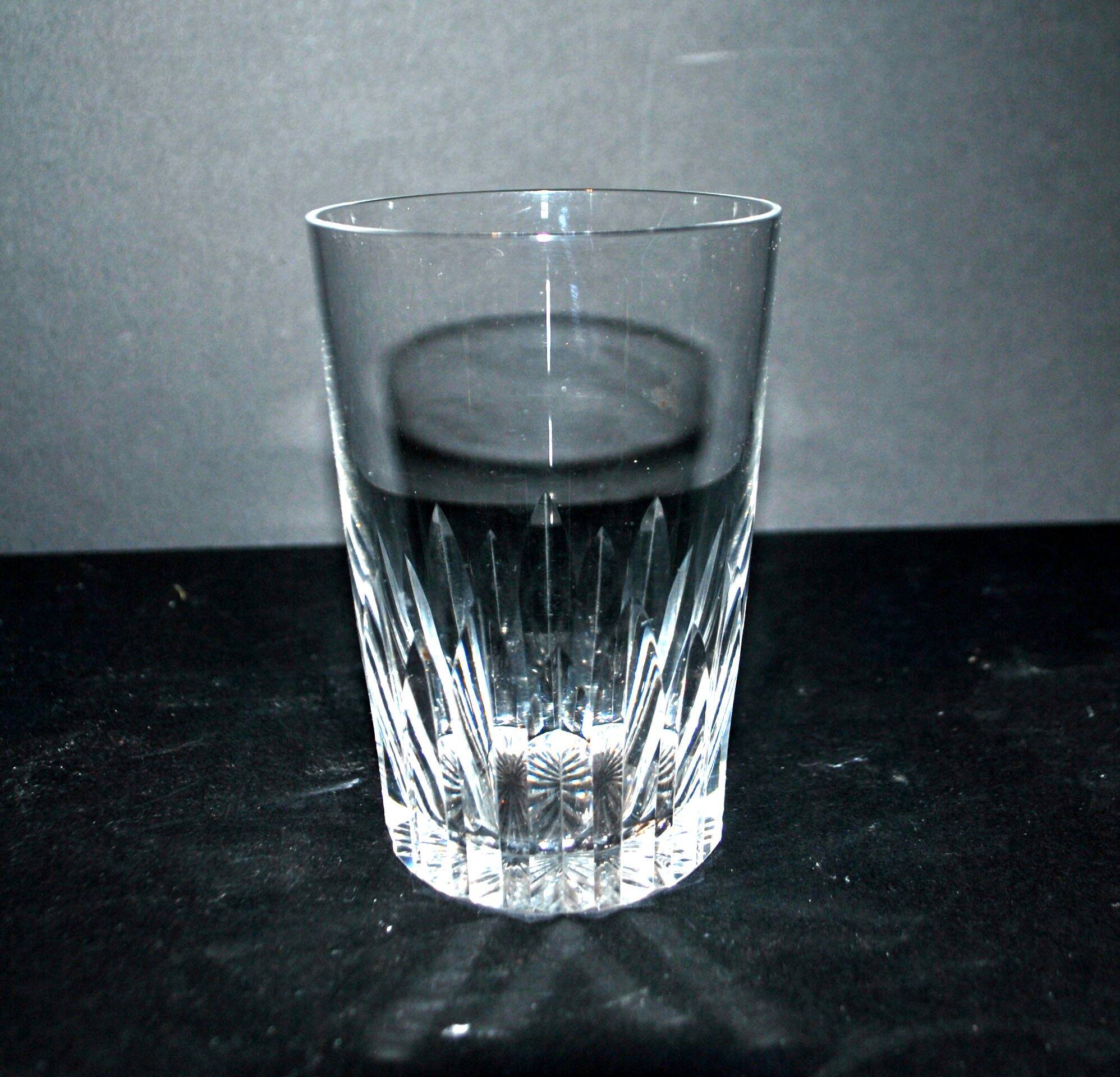 Baccarat spear cut crystal water glass tumbler