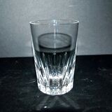Baccarat spear cut crystal water glass tumbler
