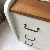 White vintage chest of drawers