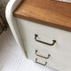 Commode vintage blanche