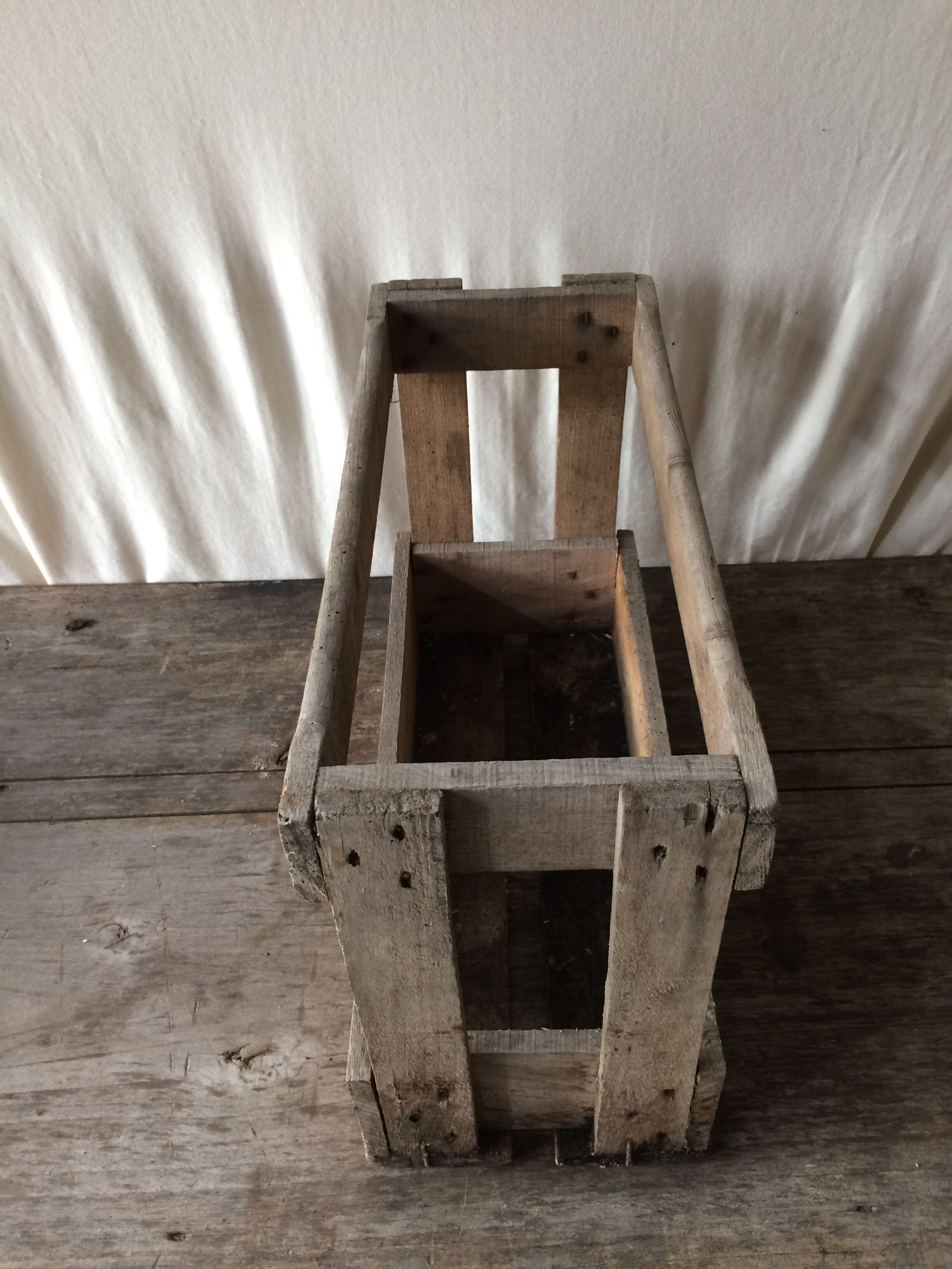 Former caisse casier porte bottle wood