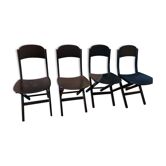 4 folding chairs