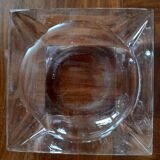 Ensemble de 2 cendriers en verre 70's