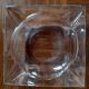 Set of 2 70s glass ashtrays