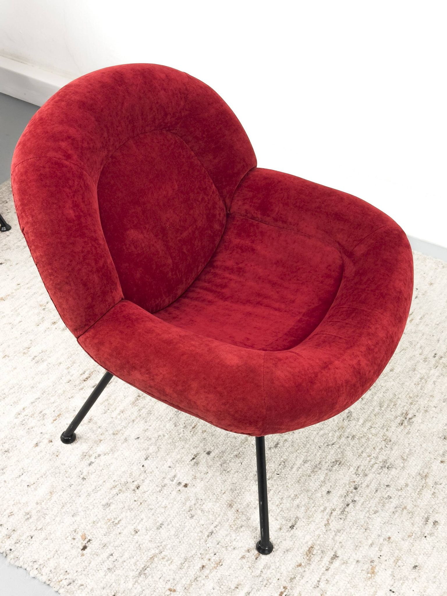 Red loungers by Fritz Neth for Correcta, 1950s, set of 2