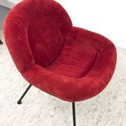 Red loungers by Fritz Neth for Correcta, 1950s, set of 2