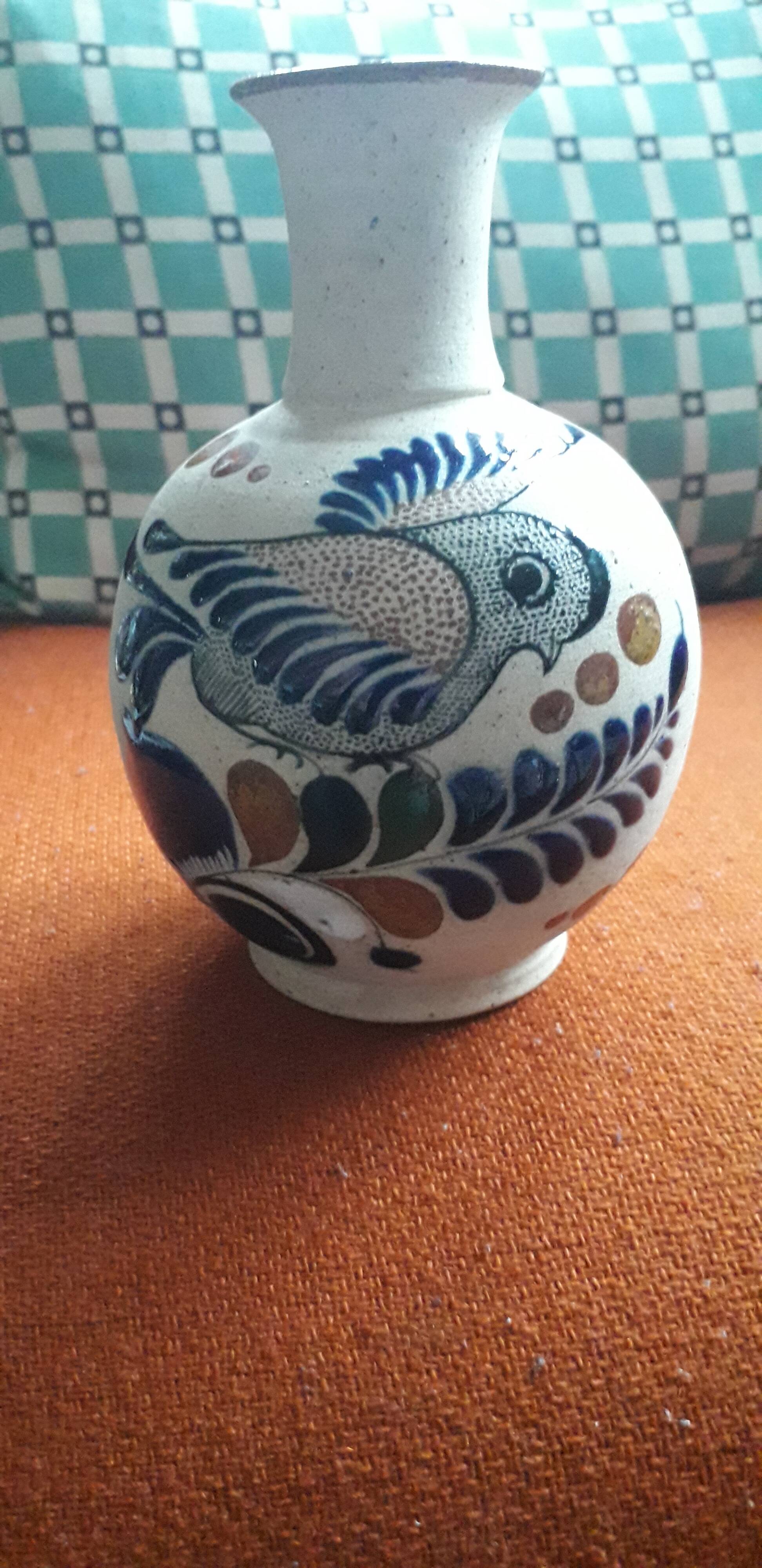 Vintage Mexican Tonala vase