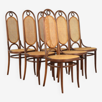 Vintage Dining Chairs by Michael Thonet for Thonet, 1979, Set of 6