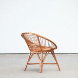 Vintage 1960's rattan chair
