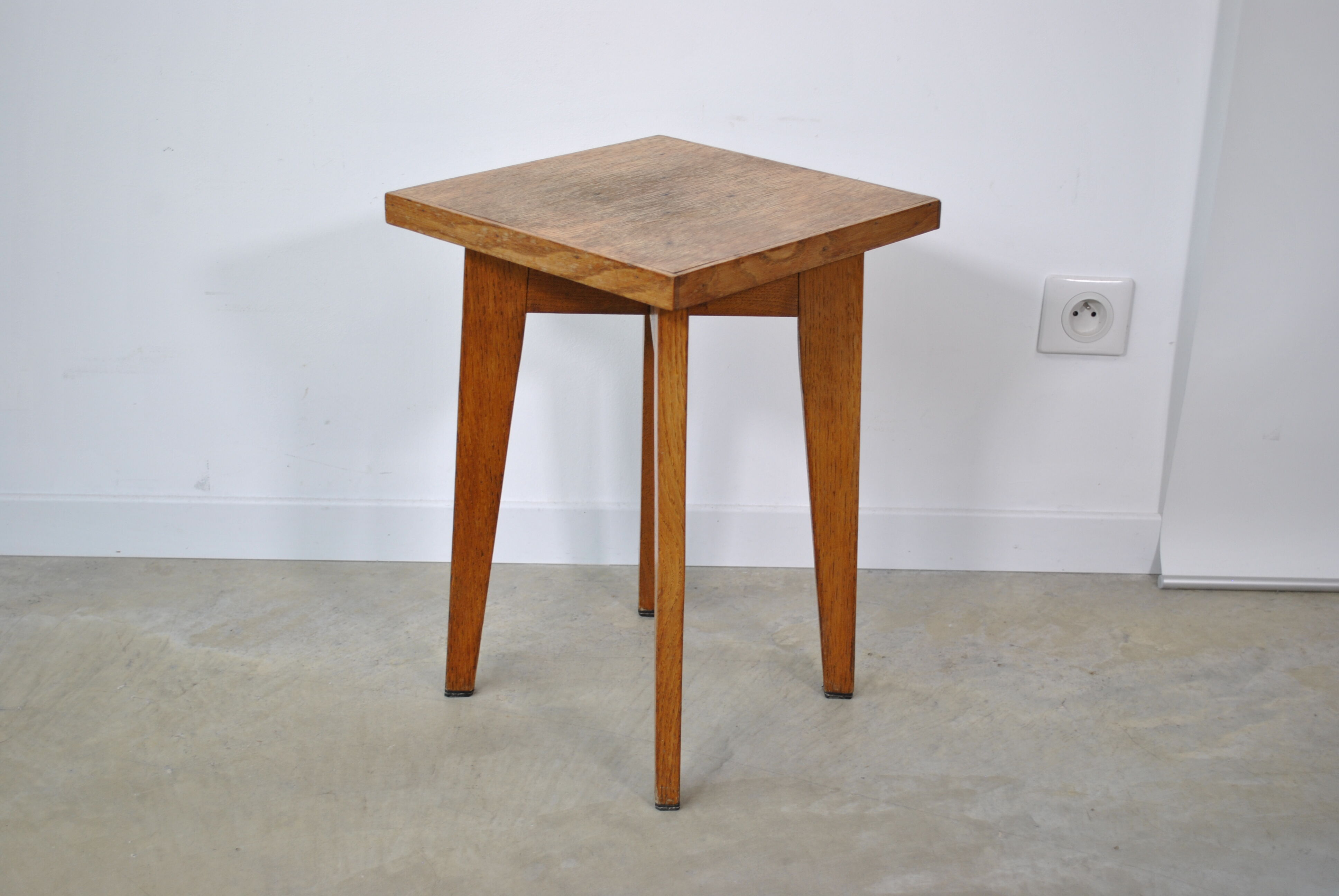 1950 oak side table