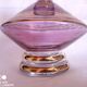 Schneider, Paris - Art Deco liqueur service in lilac tinted glass