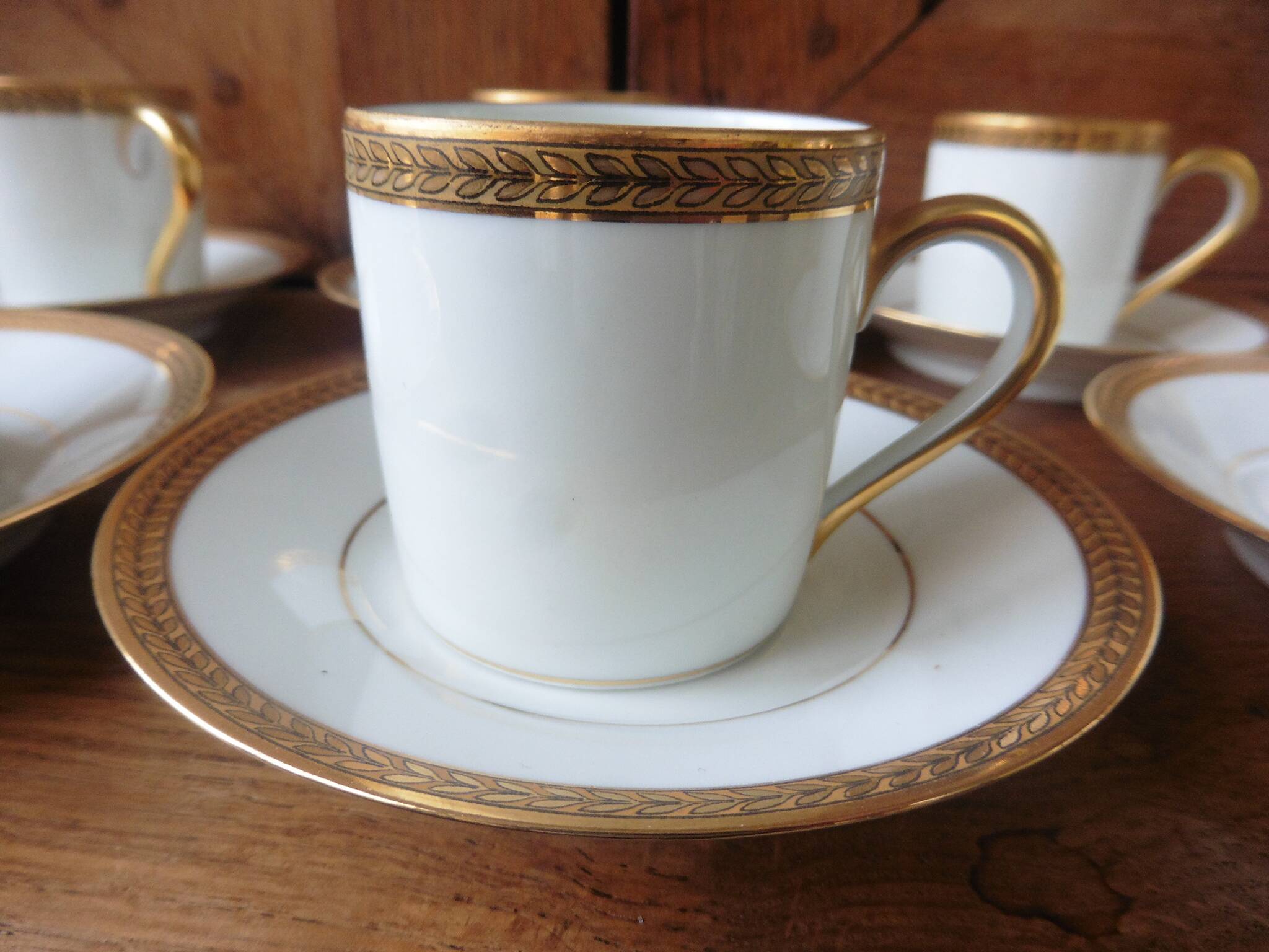 Service Porcelaine Limoges Dor Lor Fin