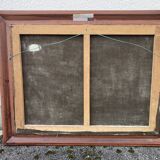 Georges prestat (1911-1994), bouquet of irises, oil on canvas from 1946