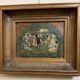 Romantic oil painting on panel from the 19th century