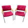 Pair of armchairs design Polsterstühle Röder & Söhne Frankfurt