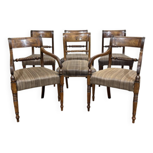 Série de 4 chaises + - fauteuils