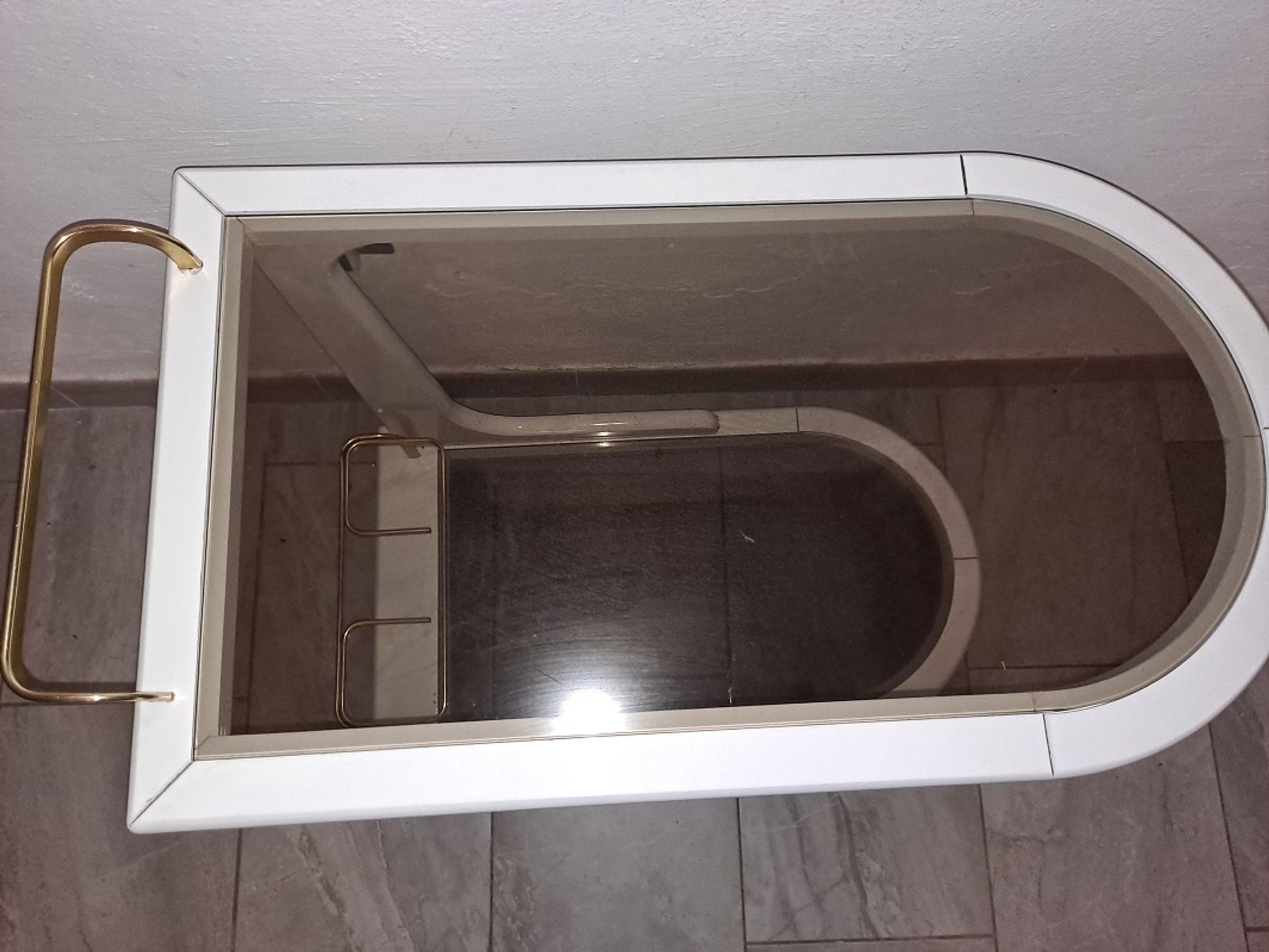 Italian Lacquered Bar/Serving Trolley 1970/80s
