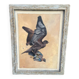 Oil paintings on parchment